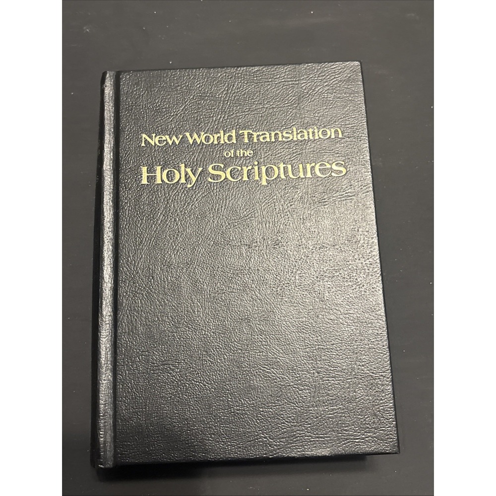 World Translation of the Holy Scriptures 1984 Black Hardcover Bible Religious